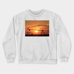 Kansas Sunset with Silhouette Crewneck Sweatshirt